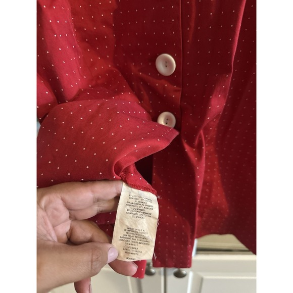 Vintage Women's BEBE Polka Dots Dress‎ Size medium RETRO - Picture 7 of 7